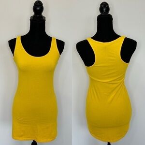 H&M Basic Mustard Yellow Long Shirt/Dress